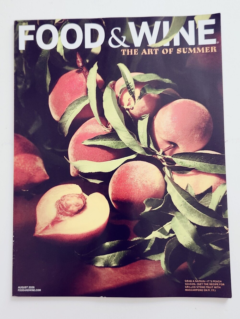 🍭7/$15 Food & Wine Magazine August 2026 The Art Of Summer